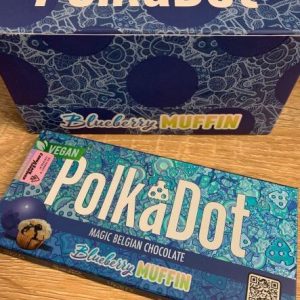 Polkadot Blueberry Muffin Chocolate Bar Polkadot Blueberry Muffin Chocolate Bar
