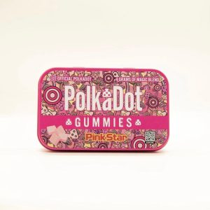 Polkadot Pink Star Gummies | Premium Fruit Flavor Edibles